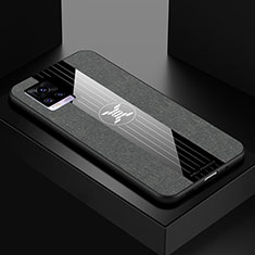 Vivo V20 (2021)用極薄ソフトケース シリコンケース 耐衝撃 全面保護 X01L Vivo グレー