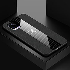 Vivo V20 (2021)用極薄ソフトケース シリコンケース 耐衝撃 全面保護 X01L Vivo ブラック