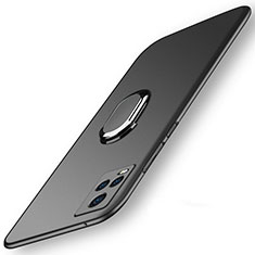 Vivo V20 Pro 5G用ハードケース プラスチック 質感もマット アンド指輪 マグネット式 A01 Vivo ブラック