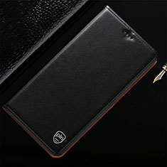 Vivo V23e用手帳型 レザーケース スタンド カバー H21P Vivo ブラック