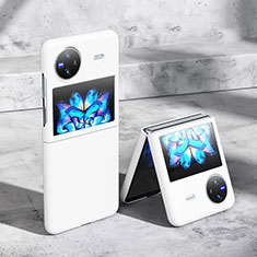 Vivo X Flip 5G用ハードケース プラスチック 質感もマット カバー Vivo ホワイト