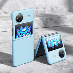 Vivo X Flip 5G用ハードケース プラスチック 質感もマット カバー Vivo ブルー