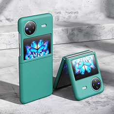 Vivo X Flip 5G用ハードケース プラスチック 質感もマット カバー Vivo グリーン
