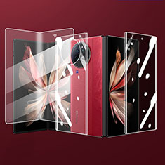 Vivo X Fold Plus用高光沢 液晶保護フィルム 背面保護フィルム同梱 Vivo クリア