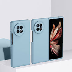Vivo X Fold2 5G用ハードケース プラスチック 質感もマット カバー Vivo ブルー