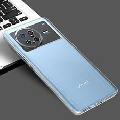 Vivo X Note用極薄ソフトケース シリコンケース 耐衝撃 全面保護 クリア透明 T02 Vivo クリア