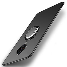 Vivo X50 Lite用ハードケース プラスチック 質感もマット アンド指輪 マグネット式 A01 Vivo ブラック