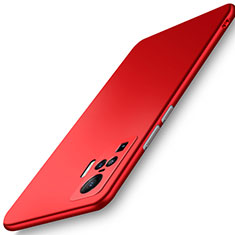 Vivo X51 5G用ハードケース プラスチック 質感もマット カバー M03 Vivo レッド