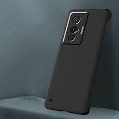 Vivo X70 5G用ハードケース プラスチック 質感もマット フレームレス カバー Vivo ブラック
