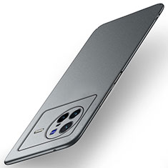 Vivo X80 5G用ハードケース プラスチック 質感もマット カバー YK5 Vivo グレー