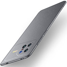 Vivo X80 5G用ハードケース プラスチック 質感もマット カバー YK4 Vivo グレー
