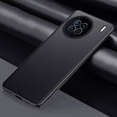 Vivo X90 5G用ケース 高級感 手触り良いレザー柄 QK1 Vivo ブラック