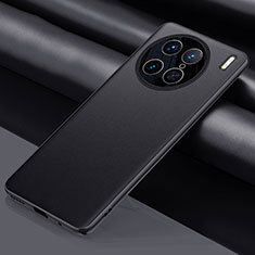 Vivo X90 Pro 5G用ケース 高級感 手触り良いレザー柄 QK1 Vivo ブラック