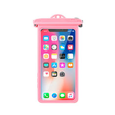 Apple iPhone 6S用完全防水ケース ドライバッグ ユニバーサル W14 ピンク