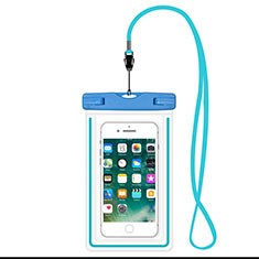 Apple iPhone 6S用完全防水ケース ドライバッグ ユニバーサル W16 ブルー