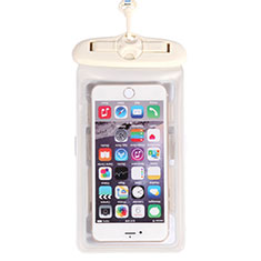 Apple iPhone 6S用完全防水ケース ドライバッグ ユニバーサル W18 ホワイト