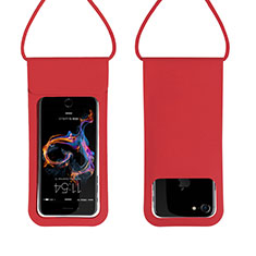 Xiaomi Poco X3 NFC用ドライバッグケース 完全防水 ユニバーサル W06 レッド