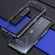 Xiaomi Black Shark 4S Pro 5G用ケース 高級感 手触り良い アルミメタル 製の金属製 バンパー カバー Xiaomi ブラック