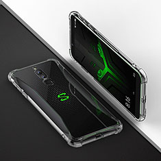 Xiaomi Black Shark Helo用極薄ソフトケース シリコンケース 耐衝撃 全面保護 クリア透明 T03 Xiaomi クリア