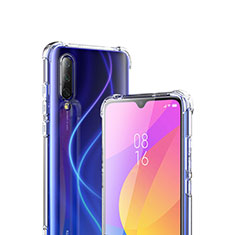 Xiaomi CC9e用極薄ソフトケース シリコンケース 耐衝撃 全面保護 クリア透明 T02 Xiaomi クリア