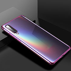 Xiaomi CC9e用極薄ソフトケース シリコンケース 耐衝撃 全面保護 クリア透明 H02 Xiaomi ローズゴールド