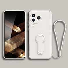 Xiaomi Civi 3 5G用極薄ソフトケース シリコンケース 耐衝撃 全面保護 スタンド バンパー Xiaomi ホワイト