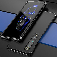 Xiaomi Mi 10用ケース 高級感 手触り良い アルミメタル 製の金属製 カバー Xiaomi ブラック