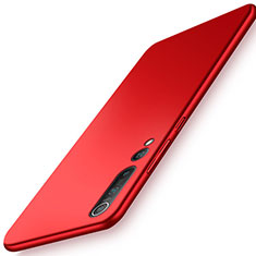 Xiaomi Mi 10用ハードケース プラスチック 質感もマット カバー M05 Xiaomi レッド