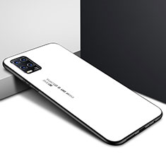 Xiaomi Mi 10 Lite用ハイブリットバンパーケース プラスチック 鏡面 カバー Xiaomi ホワイト