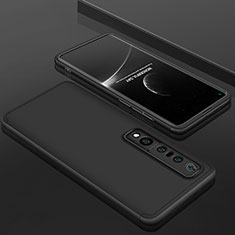 Xiaomi Mi 10 Pro用ハードケース プラスチック 質感もマット 前面と背面 360度 フルカバー P01 Xiaomi ブラック