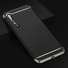 Xiaomi Mi 10 Pro用ケース 高級感 手触り良い メタル兼プラスチック バンパー T02 Xiaomi ブラック