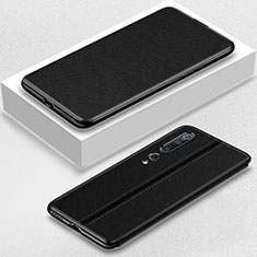 Xiaomi Mi 10 Pro用手帳型 レザーケース スタンド カバー Xiaomi ブラック