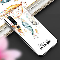 Xiaomi Mi 10 Pro用ハイブリットバンパーケース プラスチック パターン 鏡面 カバー S03 Xiaomi イエロー