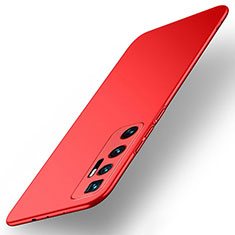 Xiaomi Mi 10 Ultra用ハードケース プラスチック 質感もマット カバー M01 Xiaomi レッド