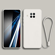 Xiaomi Mi 10i 5G用360度 フルカバー極薄ソフトケース シリコンケース 耐衝撃 全面保護 バンパー YK4 Xiaomi ホワイト