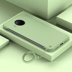 Xiaomi Mi 10i 5G用ハードケース プラスチック 質感もマット カバー YK4 Xiaomi ライトグリーン