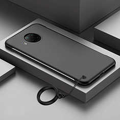 Xiaomi Mi 10i 5G用ハードケース プラスチック 質感もマット カバー YK4 Xiaomi ブラック
