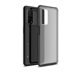 Xiaomi Mi 10T Pro 5G用ハイブリットバンパーケース クリア透明 プラスチック カバー WL1 Xiaomi ブラック