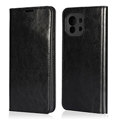 Xiaomi Mi 11 5G用手帳型 レザーケース スタンド カバー T21 Xiaomi ブラック