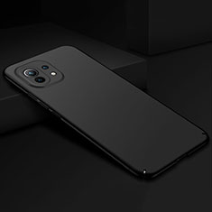 Xiaomi Mi 11 Lite 4G用ハードケース プラスチック 質感もマット カバー P02 Xiaomi ブラック