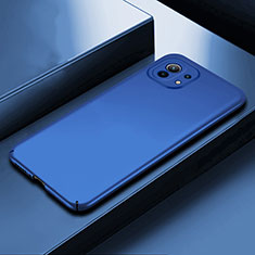 Xiaomi Mi 11 Lite 5G NE用ハードケース プラスチック 質感もマット カバー P01 Xiaomi ネイビー
