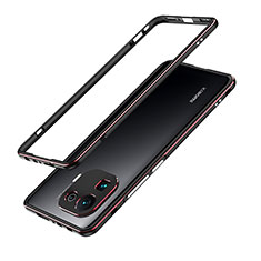 Xiaomi Mi 11 Pro 5G用ケース 高級感 手触り良い アルミメタル 製の金属製 バンパー カバー A01 Xiaomi レッド・ブラック