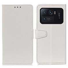 Xiaomi Mi 11 Ultra 5G用手帳型 レザーケース スタンド カバー A06D Xiaomi ホワイト