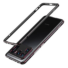 Xiaomi Mi 11 Ultra 5G用ケース 高級感 手触り良い アルミメタル 製の金属製 バンパー カバー A01 Xiaomi レッド・ブラック