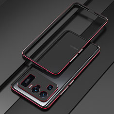 Xiaomi Mi 11 Ultra 5G用ケース 高級感 手触り良い アルミメタル 製の金属製 バンパー カバー Xiaomi レッド・ブラック