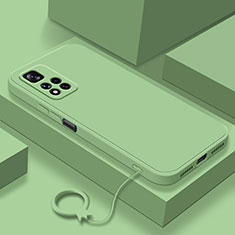 Xiaomi Mi 11i 5G (2022)用360度 フルカバー極薄ソフトケース シリコンケース 耐衝撃 全面保護 バンパー YK8 Xiaomi ライトグリーン