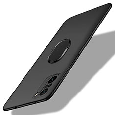 Xiaomi Mi 11X 5G用ハードケース プラスチック 質感もマット アンド指輪 マグネット式 Xiaomi ブラック