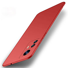 Xiaomi Mi 12 5G用ハードケース プラスチック 質感もマット カバー M03 Xiaomi レッド