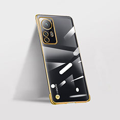 Xiaomi Mi 12 5G用ハードカバー クリスタル クリア透明 H01 Xiaomi ゴールド