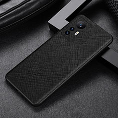 Xiaomi Mi 12S Pro 5G用ケース 高級感 手触り良いレザー柄 S03 Xiaomi ブラック